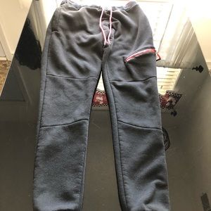 Men’s Black & Red Encrypted Joggers